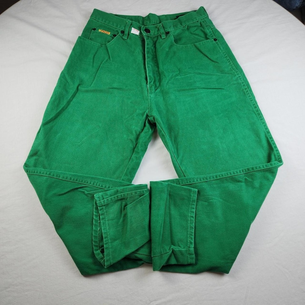 Paco Jeans Mens 30 Green Cotton Denim Baggy Skater Vintage Y2K 90s Hip Hop